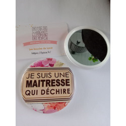 Miroir de poche MAITRESSE ,...